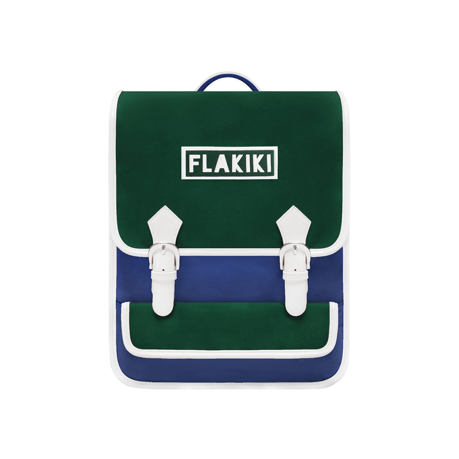 KIKI SCHOOL CLASSIC BAG_GREEN BLUE