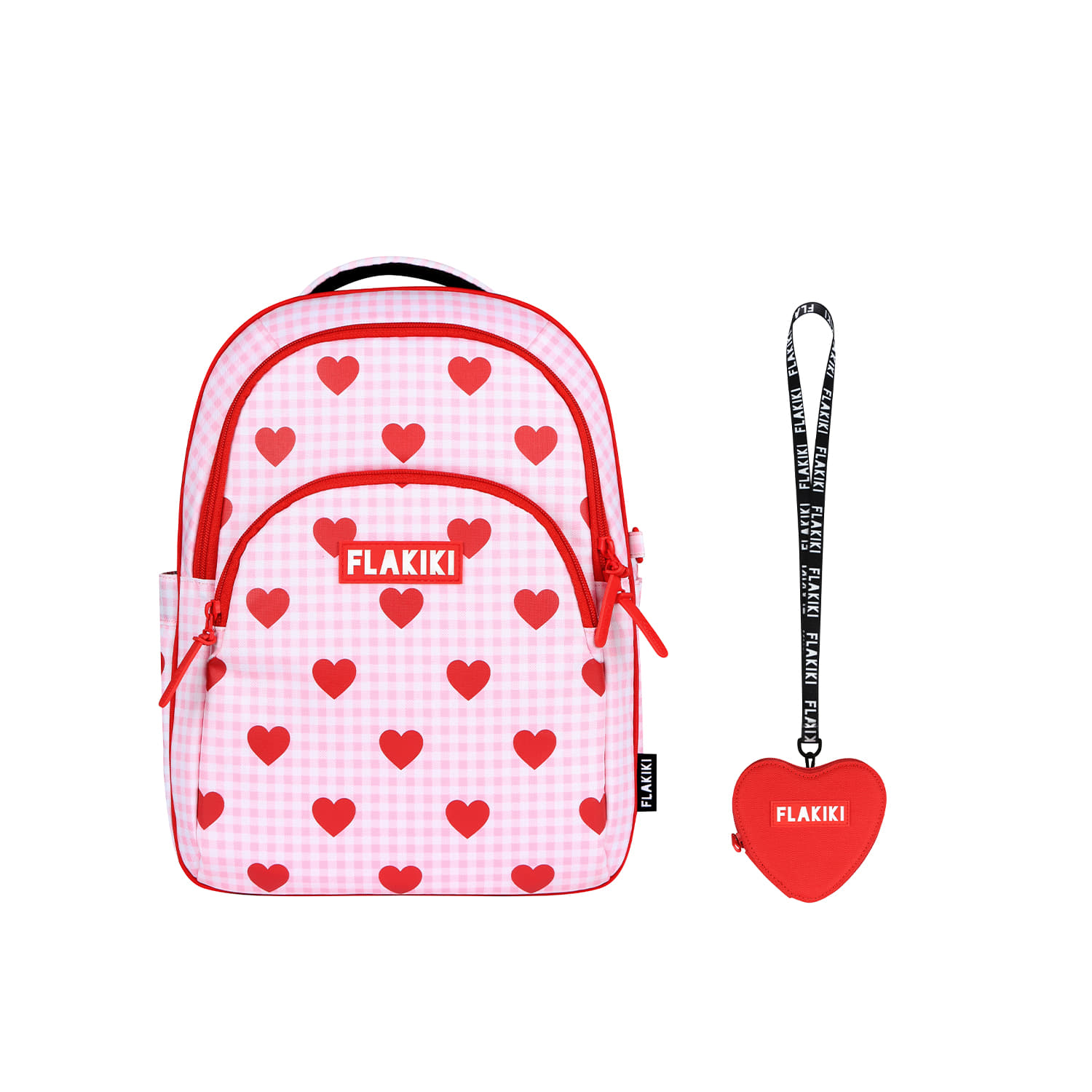 SWEET GINGHAM BACKPACK_PINK RED
